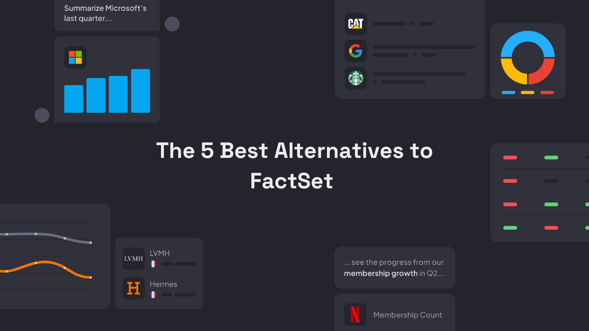 5 Best Alternatives to FactSet